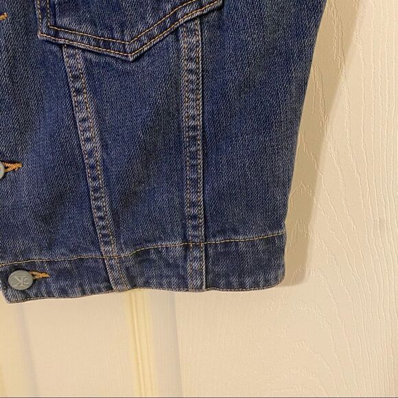 CroppedāVintageāCKāCalvināKleināVestāJacket - Picture 2 of 6